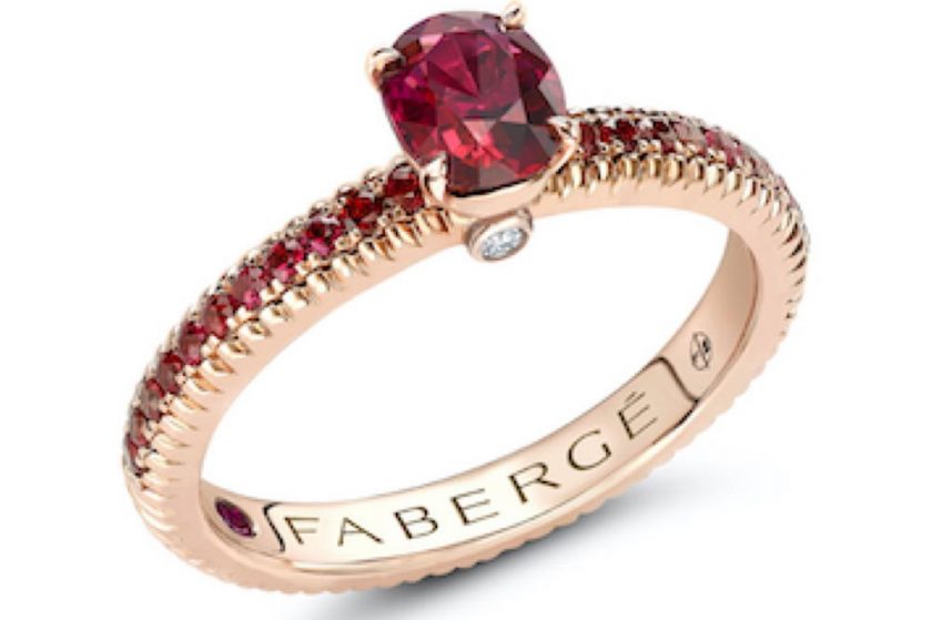 Fabergé Introduces New Colours of Love Rings