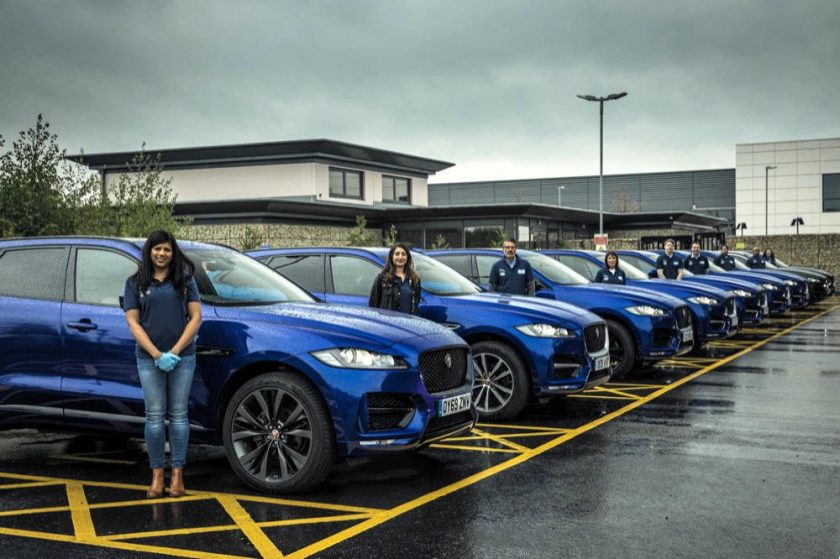 JAGUAR AND LAND ROVER CORONAVIRUS SUPPORT:  Over 360 VEHICLES DEPLOYED GLOBALLY TO SUPPORT EMERGENCY RESPONSE 