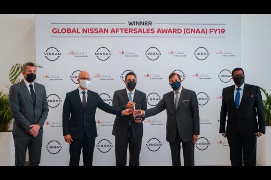 Arabian Automobiles awarded Global Nissan Aftersales Award