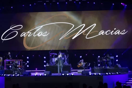Mexican singer and composer Carlos Macias charmed crowds at Expo 2020 Dubai