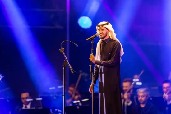 عايض يوسف يتألق على مسرح اليوبيل في احتفال إكسبو 2020 باليوم الوطني السعودية