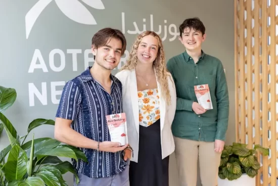 Young trailblazers showcase innovative natural wellness products at Expo 2020’s New Zealand Pavilion