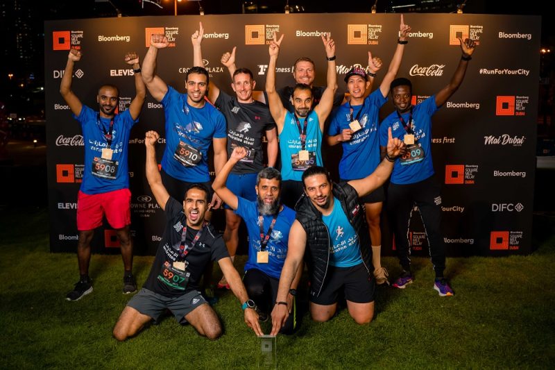 Emirates Steel Wins the Sixth Bloomberg Square Mile Relay in Dubai