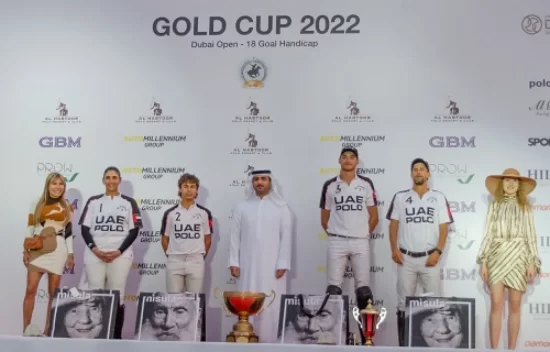 بلوتاس تريدينج وميسولا وفريم يكرّمون الفائزين في كأس دبي الذهبية للبولو 2022
