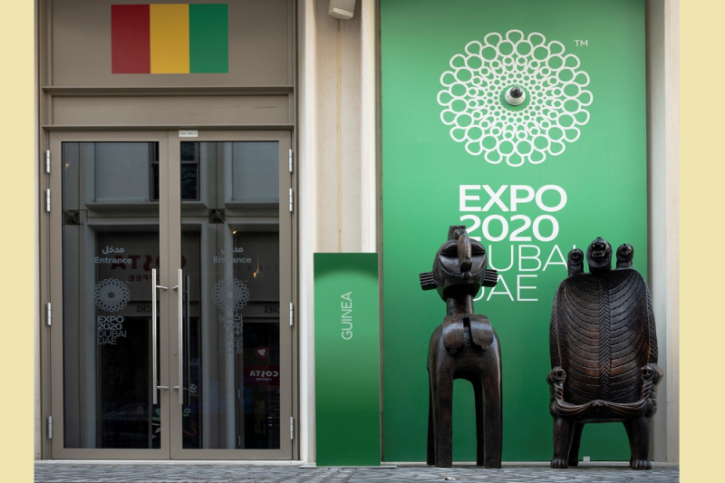 Visitors flock to see Nimba statue and “Throne of Prosperity” at Guinea pavilion in Expo 2020 Dubai