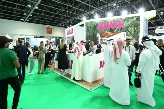 JAMAICA TOURIST BOARD WELCOMES SCORES OF TRAVEL TRADE PROFESSIONALS TO THE STAND AT ARABIAN TRAVEL MARKET, DUBAI
