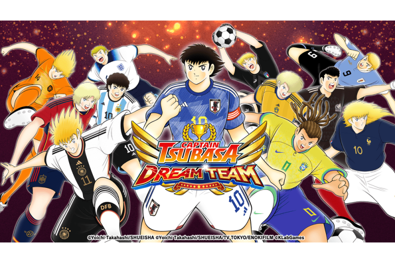 “Captain Tsubasa: Dream Team” Debuts New Players Wearing National Team Official Kits from Around the World in the World Dream Campaign