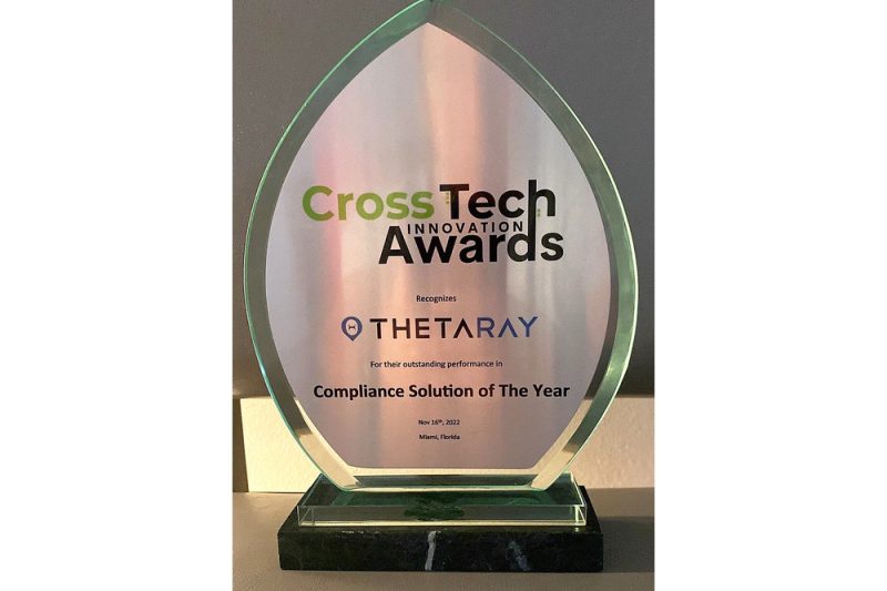 ThetaRay AI Tech Continues Global Awards Sweep