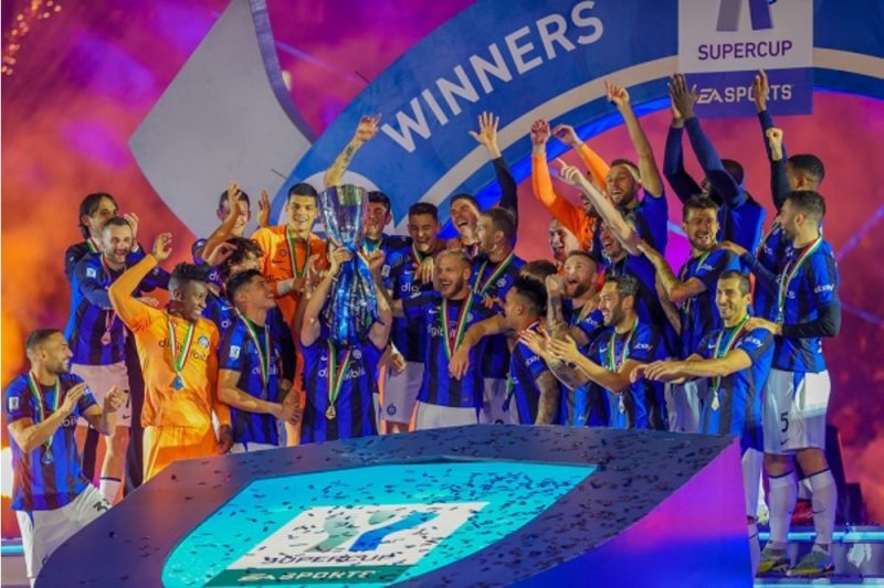 Inter Milan crowned with Italian Super Cup after a 3-0 win over arch-rivals AC Milan
