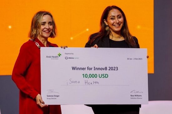 شركة آي سونو هيلث تفوز بمسابقة حوارات إنوفيت خلال معرض الصحة العربي 2023