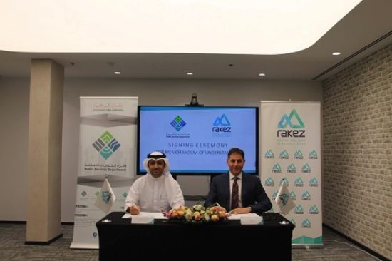 RAKEZ Partners with RAK Public Service Department to Support Industrial Businesses