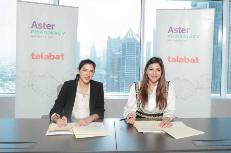 Aster Pharmacy and talabat UAE sign partnership to deliver prescription medicines to patients in the country