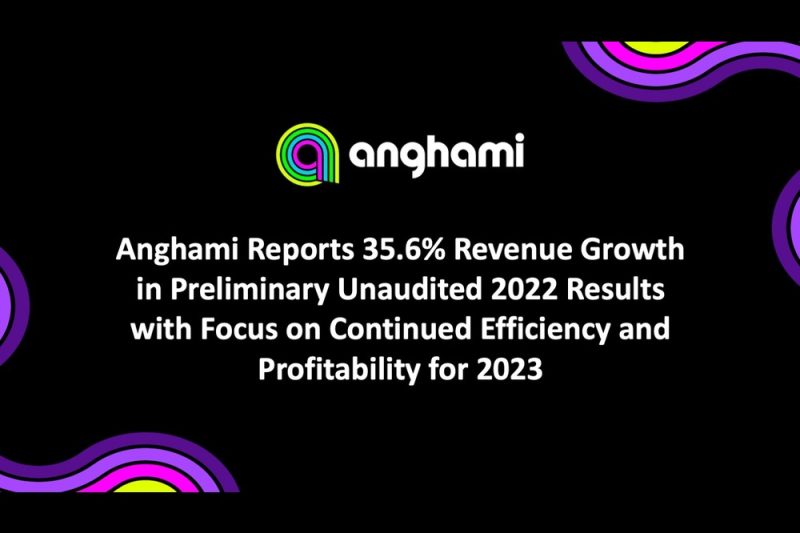 Anghami Reports 35.6% Revenue Growth in Preliminary Unaudited 2022 Results, with Focus on Continued Efficiency and Profitability for 2023