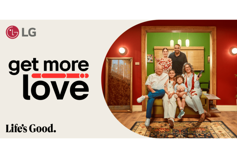 المنزل يتواجد حيثما القلب يكون، في حملة إل جي الأخيرة "الحياة جيدة عندما تحصل على المزيد من الحب" 