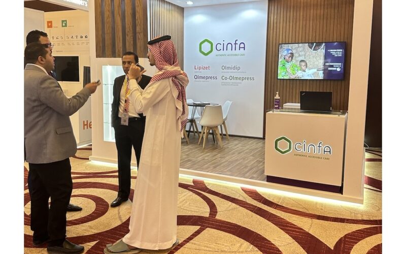 مجموعة CINFA تشارك في المؤتمر السنوي الرابع والثلاثين لجمعية القلب السعودية (SHA)