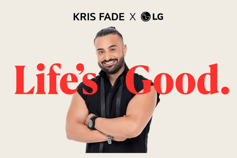 Kris Fade Becomes Newest Brave Optimist Brand Ambassador in LG’s “Life’s Good” Campaign