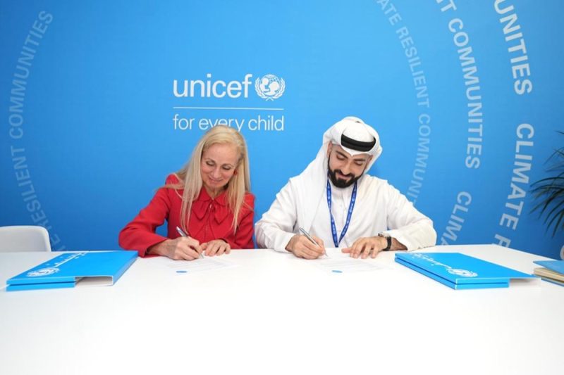 Youngest Emirati Philanthropist Commits  Million to UNICEF for Climate Crisis Response at COP28