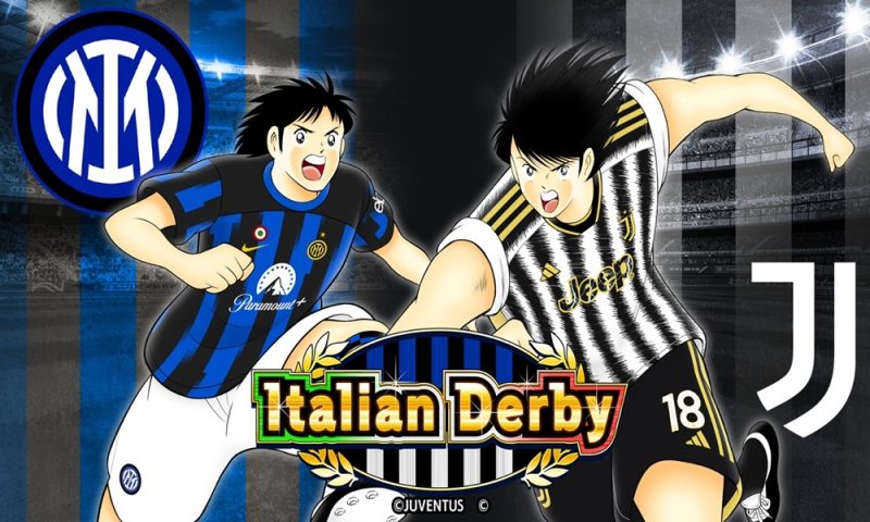 Italian Derby Campaign Kicks Off with Kojiro Hyuga & Others Debuting as New Players Wearing the Juventus Official Uniform “Captain Tsubasa: Dream Team”