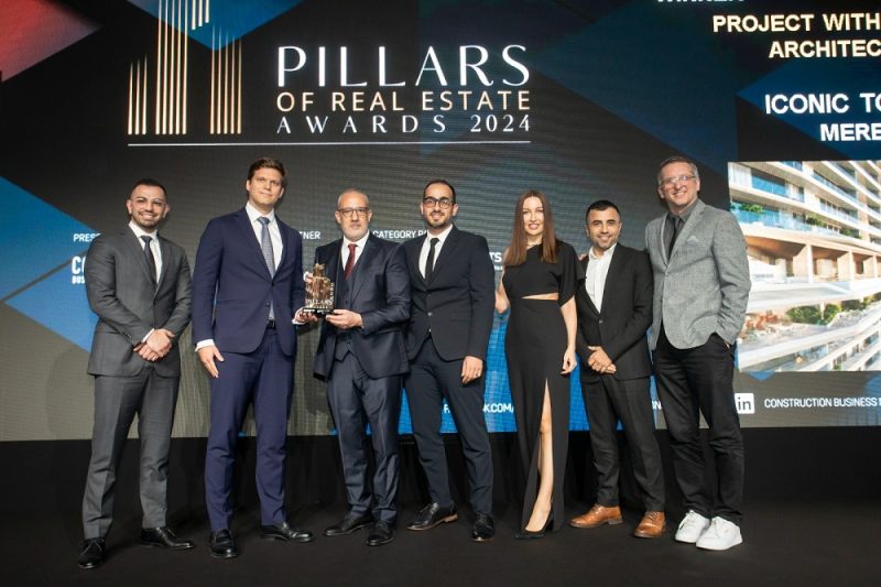 MERED Wins ‘Project of the Year with Best Architecture’ at the Pillars of Real Estate Awards 2024