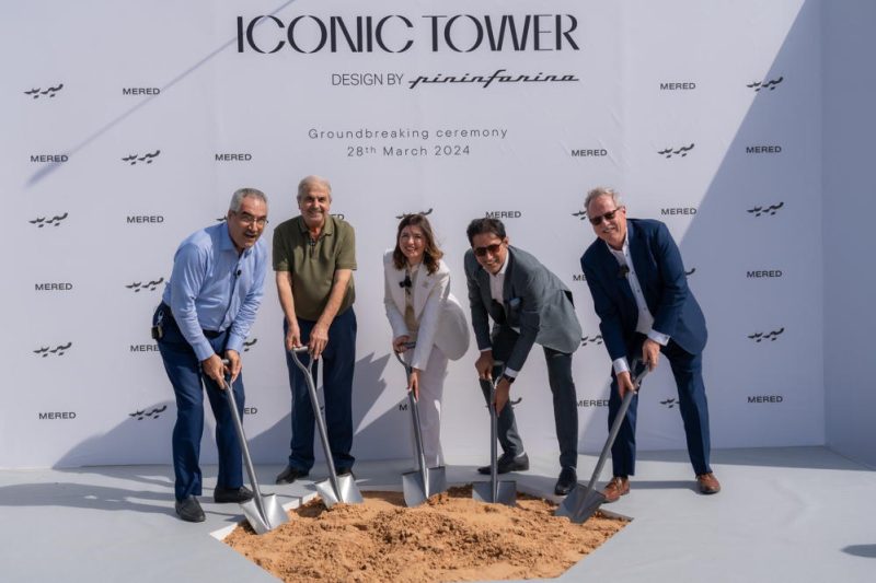 ميريد وداتش فاونديشن دبي تضعان حجر أساس برج آيكونيك