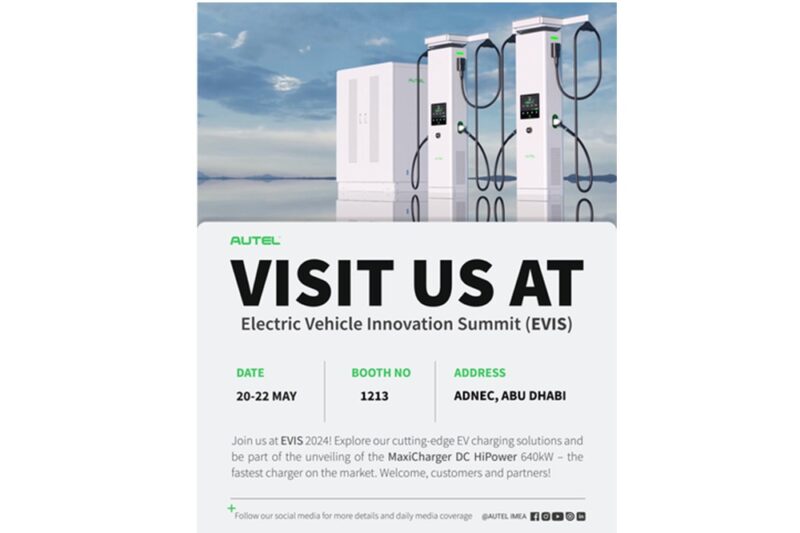 Autel Energy IMEA Set to Showcase at EVIS in UAE, Featuring MaxiCharger DC HiPower Debut