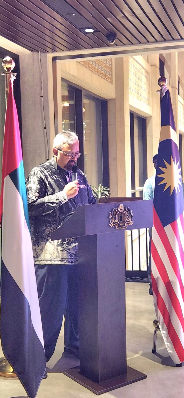 The Embassy of Malaysia in the United Arab Emirates hosted on Tuesday, 26 August 2025, a reception to promote  an exhibition entitled