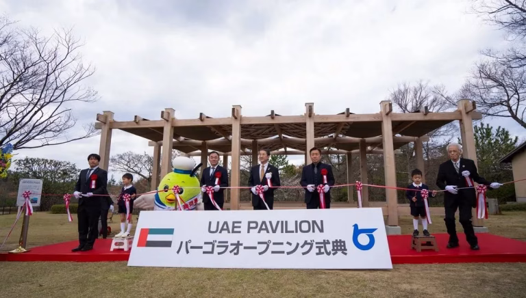 UAE PAVILION PERGOLA FROM EXPO 2025 OSAKA FINDS A NEW HOME IN JAPAN