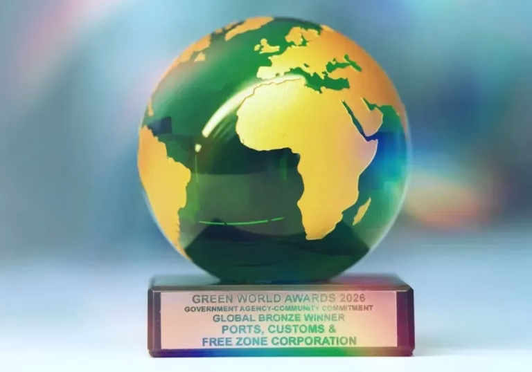 Ports, Customs and Free Zone Corporation wins Green World Award for global leadership in CSR
