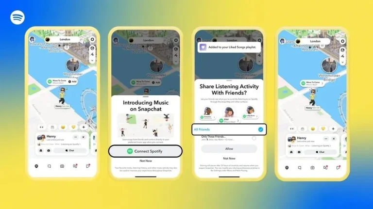"سناب شات" تطلق ميزة جديدة لمشاركة الموسيقى مع الأصدقاء عبر "خريطة سناب"