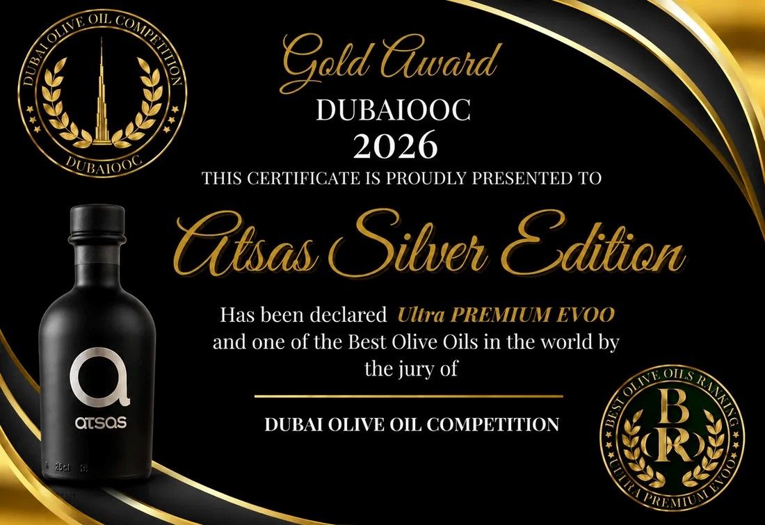 New Gold Awards Strengthen the International Profile of Cyprus’ Atsas Olive Oils in Dubai