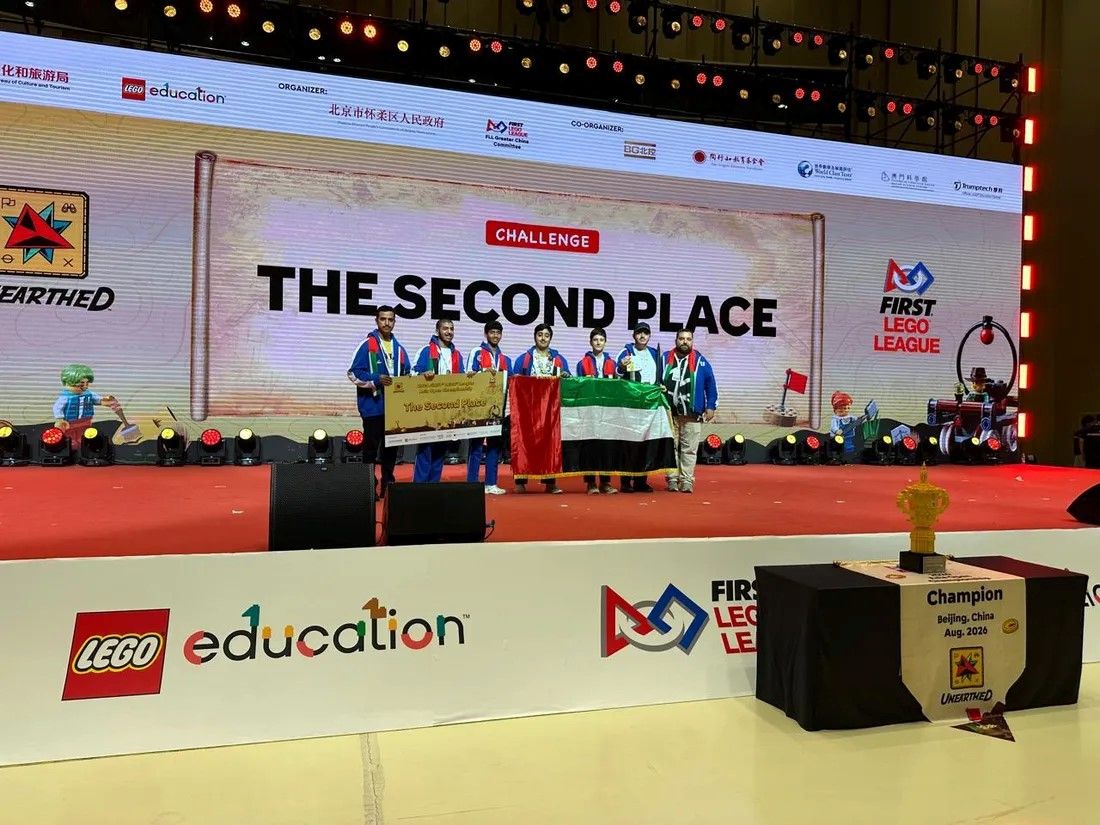 Hamdan Centre for Giftedness and Innovation secures second place in Champion’s Award at FIRST® LEGO® League Asia Open Championship 2026